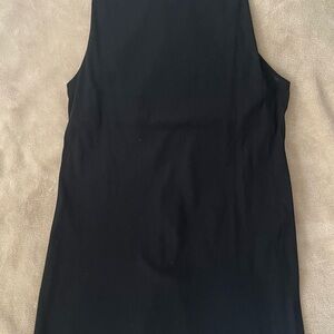 a new day black high neck dress